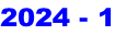 2024 - 1