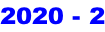 2020 - 2